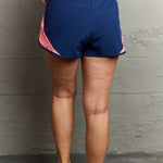 Ninexis Put In Work High Waistband Contrast Detail Active Shorts - All Mine Now Clothing