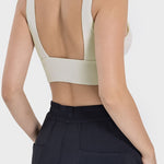 Millennia Backless Wide Strap Active Bra - All Mine Now Clothing