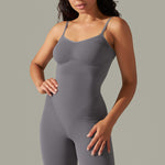 Spaghetti Strap Active Romper - All Mine Now Clothing