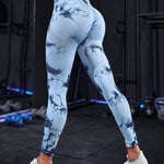 Tie-Dye High Waist Active Leggings - All Mine Now Clothing