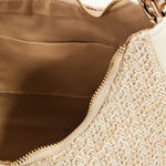 Fame Straw Braid Hobo Bag - All Mine Now Clothing