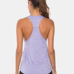 Full Size Scoop Neck Wide Strap Active Tank - All Mine Now Clothing