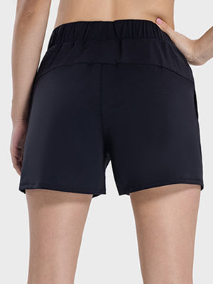 Millennia Elastic Waist Active Shorts - All Mine Now Clothing