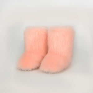 Thermal Fuzzy Platform Boots - All Mine Now Clothing