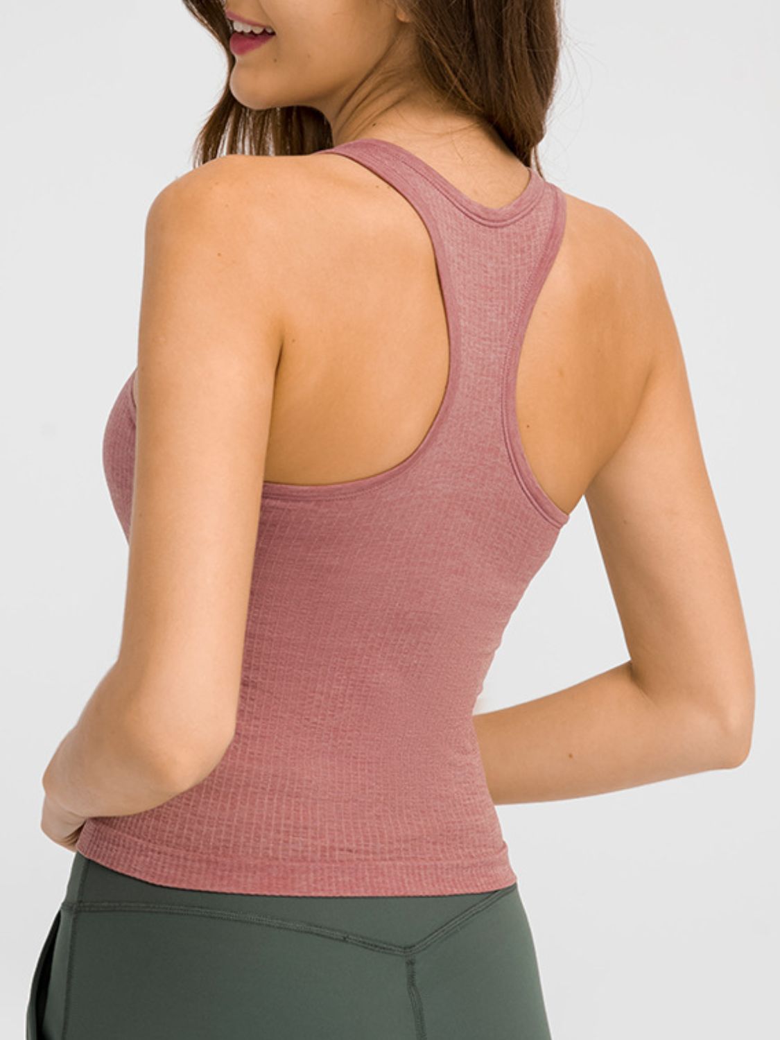 Millennia Round Neck Racerback Active Tank - All Mine Now Clothing