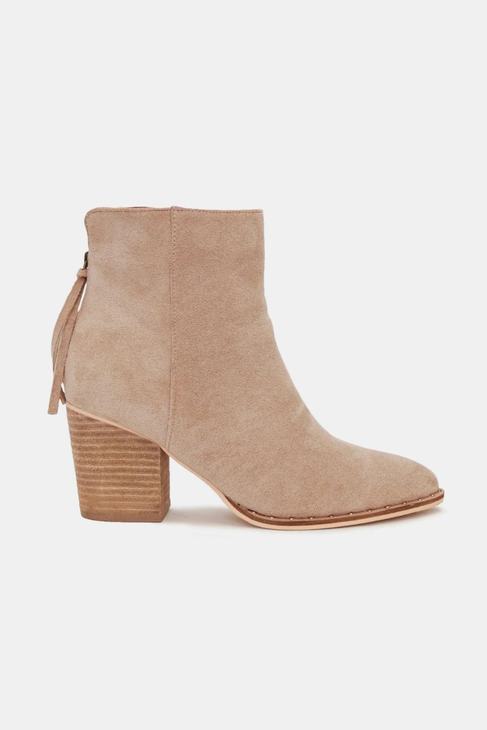 Beast Fashion Suede Point Toe Ankle Booties - All Mine Now Clothing