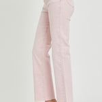 RISEN Full Size High Rise Tummy Control Straight Jeans Trendsi