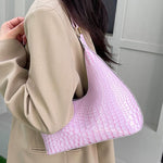 PU Leather Stone Texture Shoulder Bag - All Mine Now Clothing