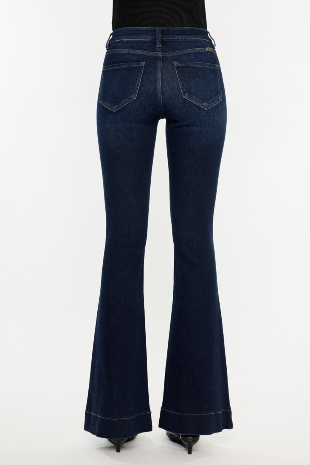 Kancan High Rise Slim Flare Jeans - All Mine Now Clothing