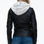 YMI Removable Faux Layered Multi-Pocket Jacket with Fuzzy Hood - All Mine Now Clothing