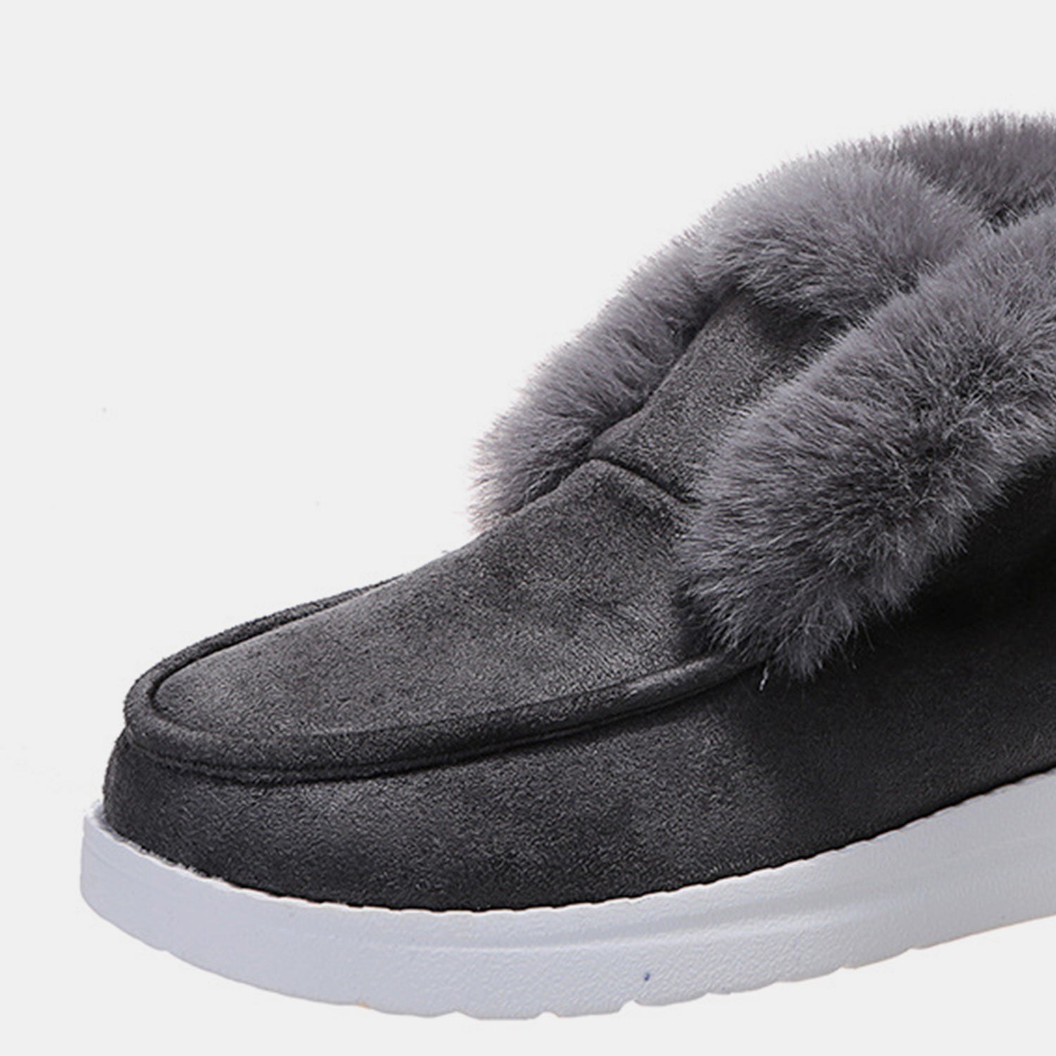 Furry Suede Snow Boots - All Mine Now Clothing