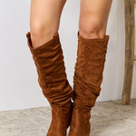 East Lion Corp Block Heel Knee High Boots - All Mine Now Clothing