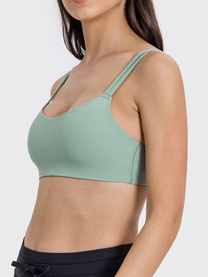 Millennia Scoop Neck Double Strap Active Cami - All Mine Now Clothing