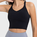 Millennia Crisscross Round Neck Active Tank - All Mine Now Clothing