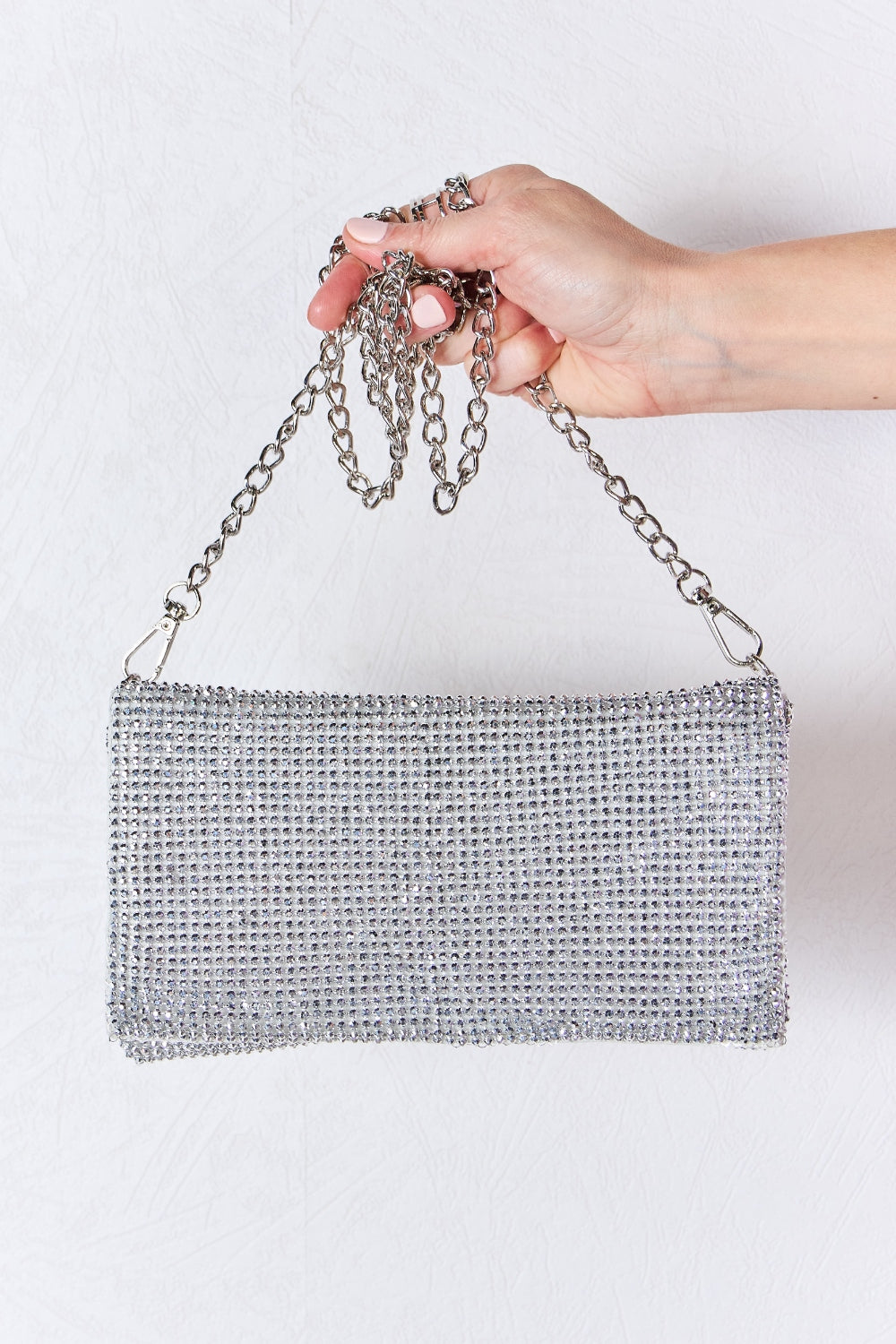 Forever Link Rhinestone Crossbody Bag - All Mine Now Clothing