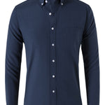 Men's Plus Size Button Down Collared Neck Shirt