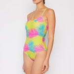 Marina West Swim High Tide One-Piece in Multi Palms - All Mine Now Clothing