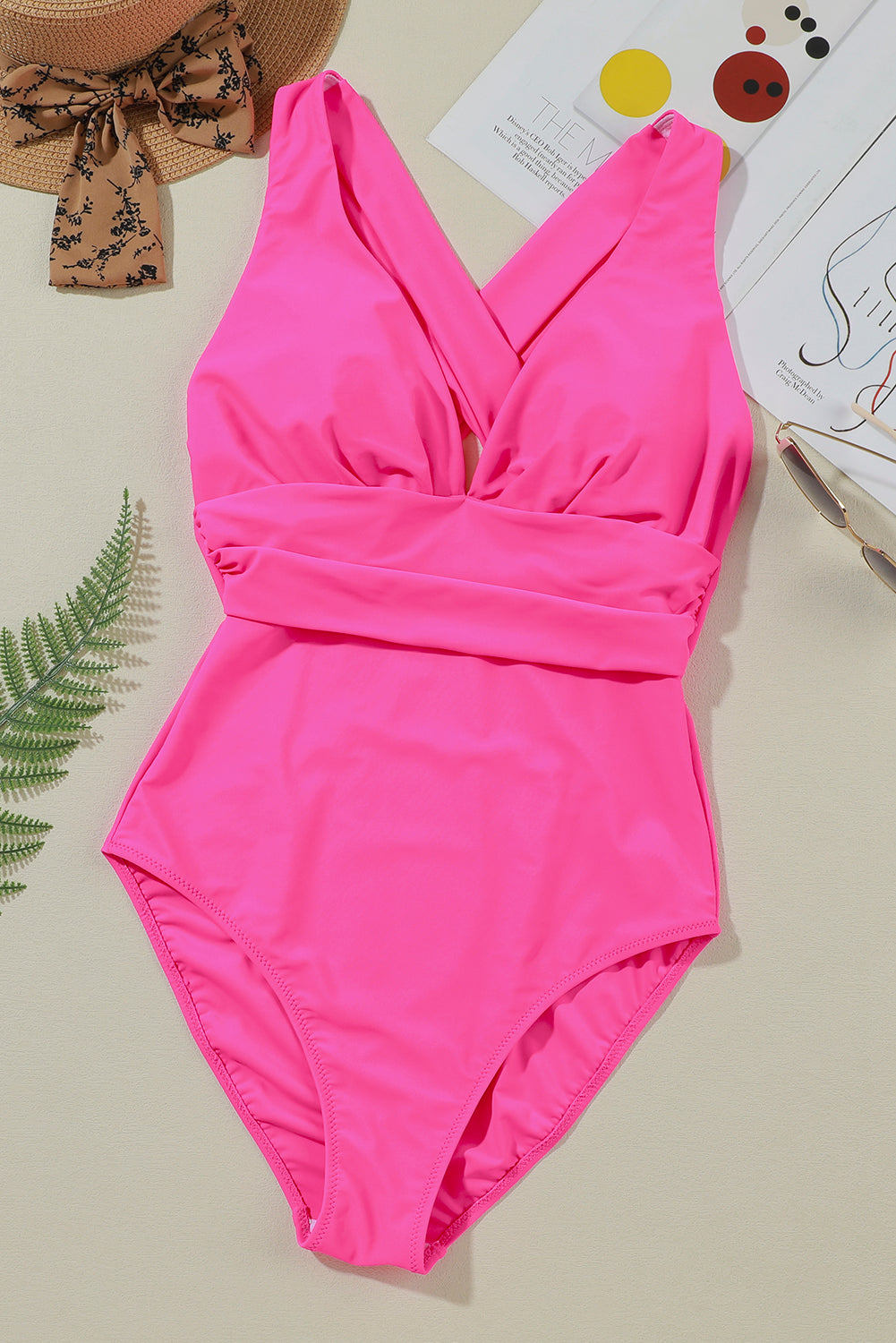 Crisscross Wide Strap One-Piece Swimwear - All Mine Now Clothing