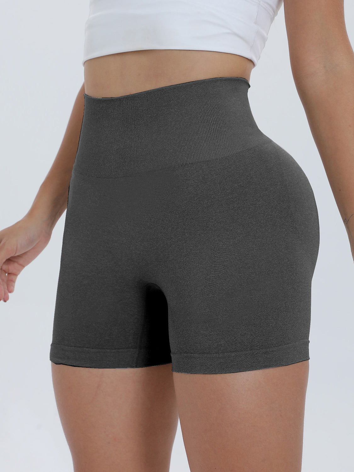 High Waist Active Shorts - All Mine Now Clothing