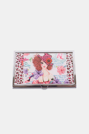 Nicole Lee USA Printed Business Card Case - All Mine Now Clothing