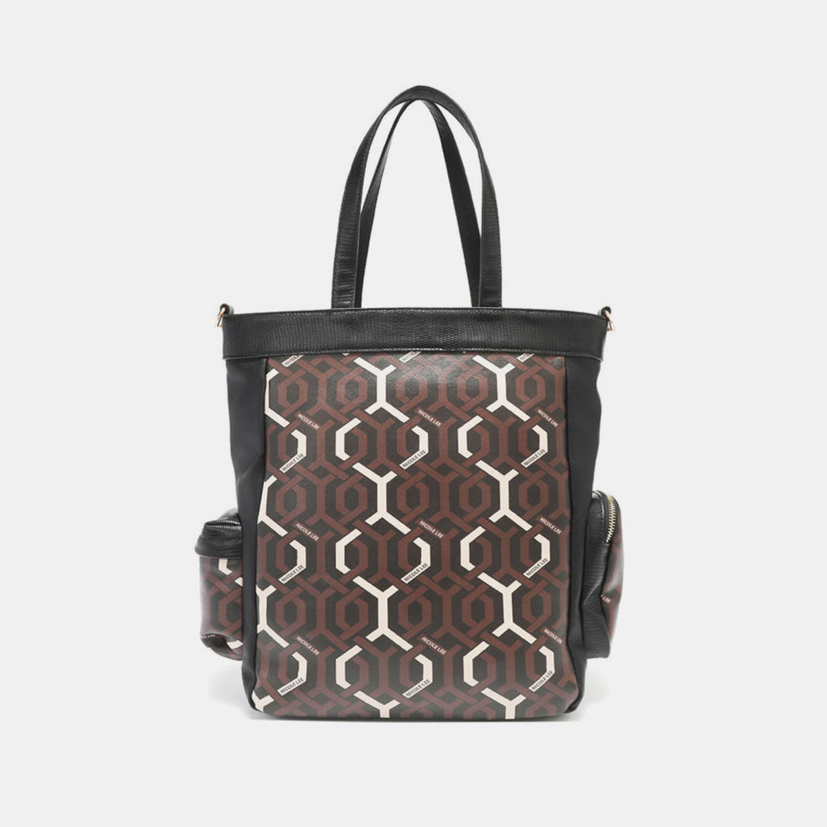 Nicole Lee USA Geometric Pattern Tote Bag - All Mine Now Clothing