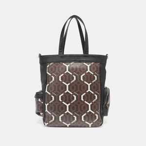 Nicole Lee USA Geometric Pattern Tote Bag - All Mine Now Clothing