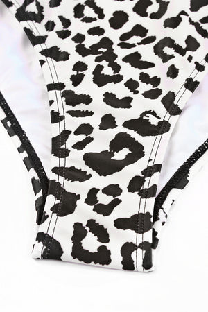 Leopard Cutout One-Shoulder One-Piece Swimsuit - All Mine Now Clothing