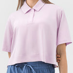 Millennia Half Button Short Sleeve Active T-Shirt - All Mine Now Clothing