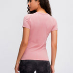 Millennia Round Neck Short Sleeve Active T-Shirt - All Mine Now Clothing