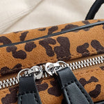 Leopard Suede Medium Shoulder Bag - All Mine Now Clothing