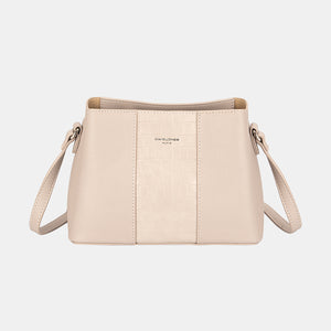 David Jones PU Leather Crossbody Bag - All Mine Now Clothing