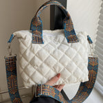 Bubble Textured Printed Strap Handbag - All Mine Now Clothing