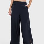 Millennia Slit Wide Leg Active Pants - All Mine Now Clothing