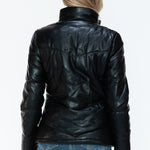 Snobbish Pocketed Zip Up Turtleneck Puffer Jacket - All Mine Now Clothing