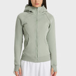 Millennia Zip Up Seam Detail Hooded Sports Jacket - All Mine Now Clothing