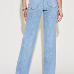 Judy Blue Full Size V Front Waistband Straight Jeans - All Mine Now Clothing