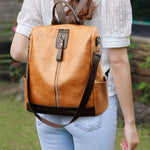 PU Leather Large Backpack Bag - All Mine Now Clothing