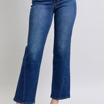 Judy Blue Full Size Side Seam Detail Straight Jeans with Pockets - All Mine Now Clothing