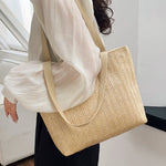 Straw Woven Tote Bag - All Mine Now Clothing