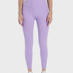 Millennia Pocketed High Waist Active Leggings - All Mine Now Clothing