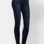 Judy Blue Full Size High Waist Handsand Skinny Jeans Trendsi