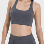 Millennia Square Neck Wide Strap Active Tank - All Mine Now Clothing