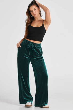 Drawstring Wide Leg Active Pants - All Mine Now Clothing