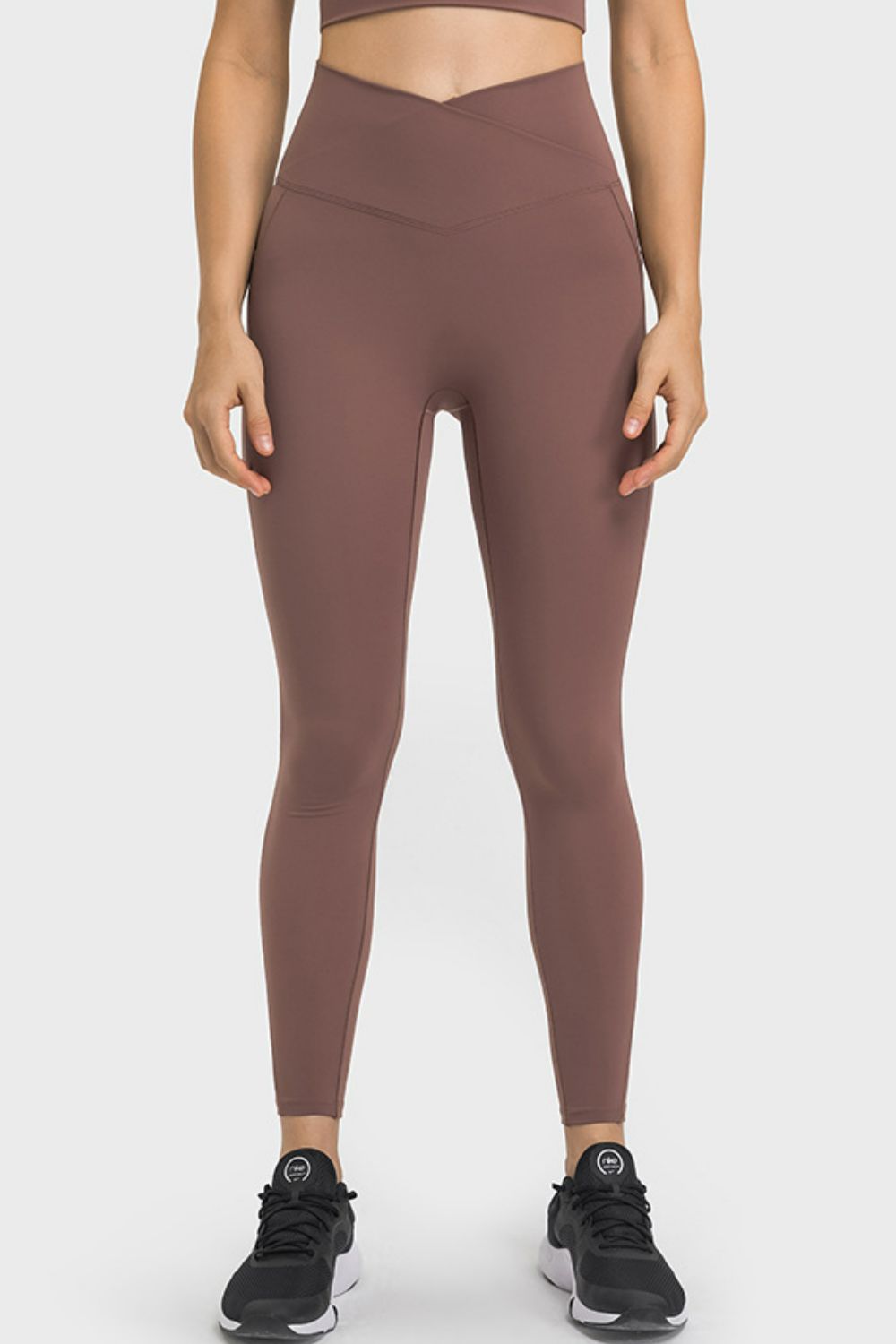 Millennia V-Waist Yoga Leggings with Pockets - All Mine Now Clothing