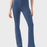 Millennia Zipper Detail High Waist Active Pants - All Mine Now Clothing