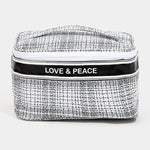 Fame Love & Peace Striped Handle Bag - All Mine Now Clothing