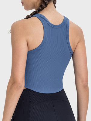 Millennia Round Neck Racerback Active Tank - All Mine Now Clothing