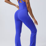 Crisscross Wide Strap Sleeveless Jumpsuit - All Mine Now Clothing