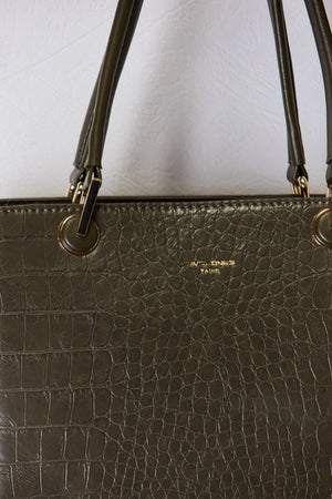 David Jones Texture PU Leather Handbag - All Mine Now Clothing