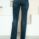 Judy Blue Full Size Button Fly Hem Destroy Straight Jeans Trendsi